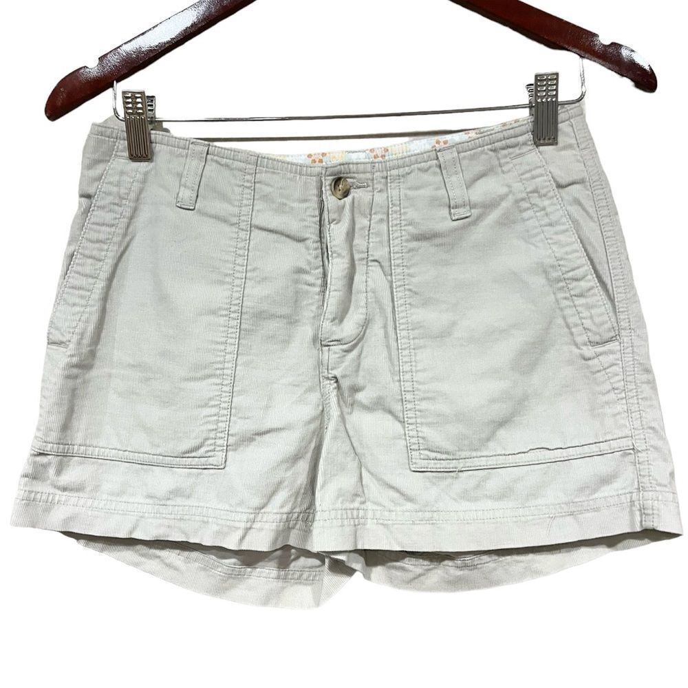 Horny Toad Khaki Tan Chino Shorts Size 2 Cotton Button Pockets Outdoor